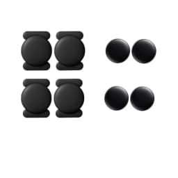 4-Pack IOS GPS Smart Tag for Apple Find My Tracker Kits with Strong Magnetic Suction Silicone Shell Anti-loss for Skateboard Car