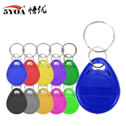 5YOA 10Pcs EM4305 125Khz Key Copy Rewritable Writable Rewrite ID T5577 Keyfobs RFID Ring Card Proximity Token Access Duplicate