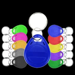 5YOA 10Pcs EM4305 125Khz Key Copy Rewritable Writable Rewrite ID T5577 Keyfobs RFID Ring Card Proximity Token Access Duplicate