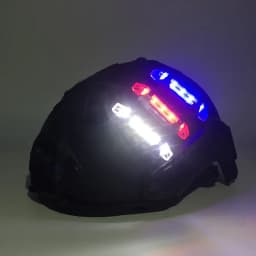 VULPO USB Rechargeable Tactical Helmet Signal Light Cycling Warning Light Airsoft Hunting Lifesaving Lamp
