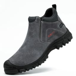 Mens Steel Toe Safety Shoes Breathable Soft Non Slip Work Boots Protective Comfortable Footwear for Men Insulation 6KV Shoes