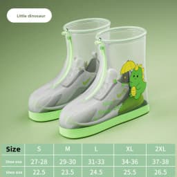 Wear Resistant Children's Cartoon Anti Slip Shoe Cover,Waterproof ,Children's Thickened Midsole Rain Shoe Cover, Worn Externally
