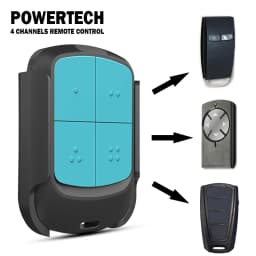 Newest Powertech PR1 PR2 PR4 Garage / Gate Remote Control 433 MHz Electric Gate Transmitter Includes visor clip