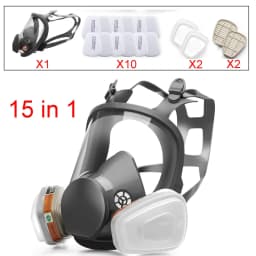 Anti-Fog 6800 Gas Mask Industrial Painting Spraying Respirator Safety Work Filter Dust Proof Full Face Formaldehyde Protection
