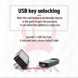 KAK Password Lock Drawer Lock Anti-theft Mini Code Locker Wardrobe Gym Cabinet Electric Smart Door Lock File Cabinet Hardware