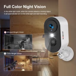 LS VISION 4G Battery Cameras With Adjustable Bracket Wireless Wifi Outdoor 2K Motion Detection Indoor Smart Home Camera Cctv Ip