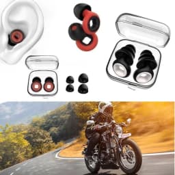 1Pair Sleep Soundproof Earplugs Motorcycle Noise Reduction Earplugs Anti-noise Mute Earplugs Motorcycle Equipment