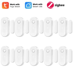 Tuya Zigbee Door Open Detector Window Illegal Intrusion Automated Linkage Sensor Smart Life APP Real-time Monitor Need Gateway