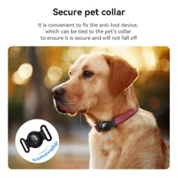 HOCO Smart Tag GPS Tracker For Pets Dog Cat Support Work For Find My App Anti-Lost Finder Device Locator Pet Collar Type Design