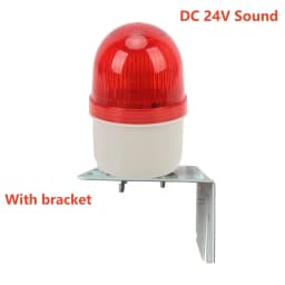 Universal 12V 24V 220V Outdoor LED Signal Alarm Light Strobe Flashing Light Wall Mount Emergency Warning Lamp for Gate Opener