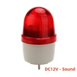 Universal 12V 24V 220V Outdoor LED Signal Alarm Light Strobe Flashing Light Wall Mount Emergency Warning Lamp for Gate Opener