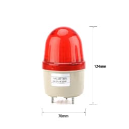 Universal 12V 24V 220V Outdoor LED Signal Alarm Light Strobe Flashing Light Wall Mount Emergency Warning Lamp for Gate Opener