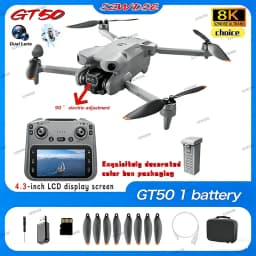 GT50 PRO MIni 5 pro RC Drone 8K HD Dual Cameras WiFi 20mins Flight Aerial Photography Quadcopter Remote Control UAV Boy toy gift