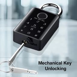 Tuya Smart Door Lock Fingerprint Padlock Password APP Card Key Unlock 7mm 10mm Smart Padlock Waterproof Electronic Lock