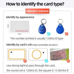 5YOA RFID Copier Writer Handheld 125KHz Read EM4100 TK4100 Duplicator Programmer Reader EM4305 T5577 Rewritable ID Keyfobs Cards