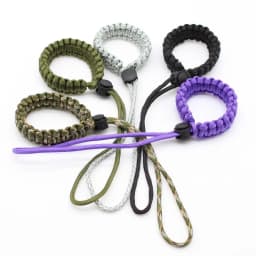 Outdoor Survival Bracelet & Camera Wrist Strap - Paracord Braided Cord Pendant, Universal Wrist-Mounted Braided Paracord