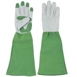 Long Garden Gloves for Gardening Work, Cowhide Material Durable, Thorn-Proof & Cut-Resistant | Not Suitable for Welding