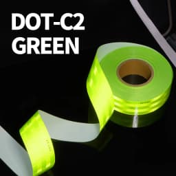 450/250/50CM DOT-C2 Reflective Car Stickers Outdoor Waterproof Warning Tapes White Red Blue Yellow PET Reflectors Safety Strip