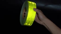 450/250/50CM DOT-C2 Reflective Car Stickers Outdoor Waterproof Warning Tapes White Red Blue Yellow PET Reflectors Safety Strip