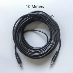 DC Power Plug Male to Male 5.5x2.1mm CCTV Adapter Cable 12V 10A Extension Cord 1/3/5/10/20 Meter Wires Accessories