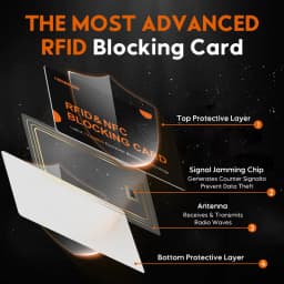 2/4PCS Ultra Thin RFID Blocking Card to Protect Your Credit Card Anti-Theft Label Bank Card Protection Badge Signal Isolation