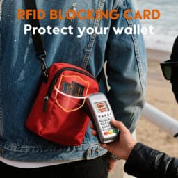 2/4PCS Ultra Thin RFID Blocking Card to Protect Your Credit Card Anti-Theft Label Bank Card Protection Badge Signal Isolation