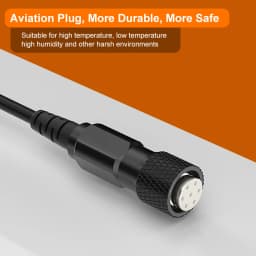 4.3'' Industrial Endoscope Camera 1080P HD 50m Rigid Cable Hand-held Waterproof Borescope Camera Split Design Check Car Sewer