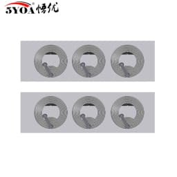 5YOA 6pcs Black NFC RFID Stickers Ntag213 Ntag215 Ntag216 13.56MHz Universal Label Ultralight Token for Patrol Tagging