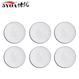 5YOA 6pcs Black NFC RFID Stickers Ntag213 Ntag215 Ntag216 13.56MHz Universal Label Ultralight Token for Patrol Tagging