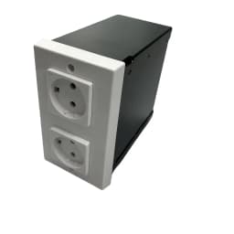 1PC European-Style Socket Diversion Safe with Vintage Key Steel Security Casing Extra-Large Hidden Drawer for Home Office