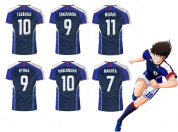Anime Captain Tsubasa Japanese Flag Jersey Breathable Quick-drying Sports T-shirt For Men And Women fitness clothing Tops Gifts