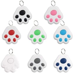 Mini Smart GPS Bluetooth Tracker Anti-Lost Device Dog Paw Shape Pet Kids Bag Wallet Wireless Tracking Smart Locator Accessories