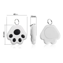 Mini Smart GPS Bluetooth Tracker Anti-Lost Device Dog Paw Shape Pet Kids Bag Wallet Wireless Tracking Smart Locator Accessories