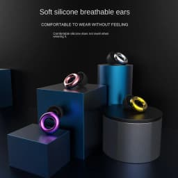 Round Soundproof Earplug Box Soundproof Mini Earplug Storage Box Jewelry Craft Sleeping Earplug Organiser