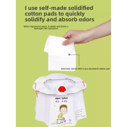 Disposable Portable Travel Potty Kids Toddler Seat Folding Lightweight Training Toilet Compact Baby Car Emergency Urinal Box