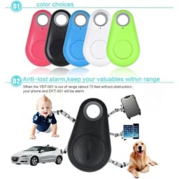 5pcs Smart Bluetooth Tracker Key Locator Pet Anti Lost Sensor Device Mini GPS Tracker For Kid Car Pets Wallets Luggage Suitcases