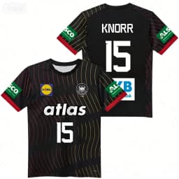 2026 German New Dhb Handball Jersey T-Shirts Quick Drying Breathable Sportswear Short Sleeved Men's Outdoor Fitness Casual Tops
