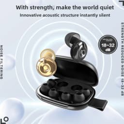 Portable Breathable Adjustable Sound Insulation Noise Reduction Sleep Music Outdoor Earplugs Anti-noise Small Ear Canal Learning