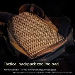 Tactical Backpack 3D Liner Pad: Lightweight, Breathable, Sweat-Wicking, Cuttable, Multi-Functional Heat Dissipation & Cushioning