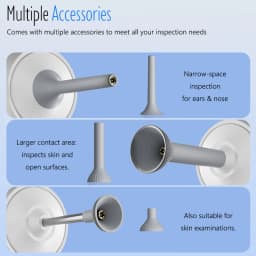 Visual Otoscope Camera 1.38'' Screen Digital Ear Cleaner HD1080P Video Ear Endoscope 6LEDs Ear Wax Removal Tool for Adults Kids