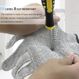 Hot SellingSafety Cut Resistant Gloves, Food Grade Level 5 Protection Kitchen Glove, Cut Proof Gloves 1 Pair