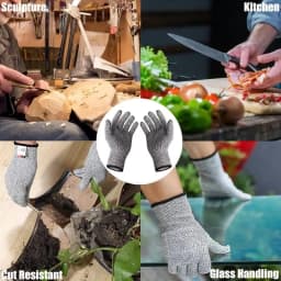 Hot SellingSafety Cut Resistant Gloves, Food Grade Level 5 Protection Kitchen Glove, Cut Proof Gloves 1 Pair