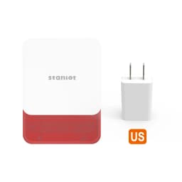 Staniot Indoor Siren Alarm 115dB High Decibel Wireless 433MHz Anti-Theft Smart Home Devices Waterproof House Alarm System