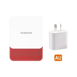Staniot Indoor Siren Alarm 115dB High Decibel Wireless 433MHz Anti-Theft Smart Home Devices Waterproof House Alarm System