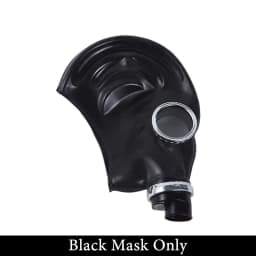 Ghost 64 Full Head Hood Gas Mask Respirator Painting Spray Chemical Prevention Breath Control Mask Halloween Work Safety