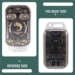 DIGIT-Chameleon Ultra V2.0 RFID Smart Chip Reader Emulator+ 5XUID Keychain NFC Duplicator 125K 13.56Mhz Card Decoding Functional