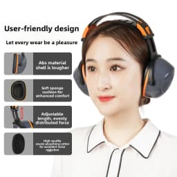 Premium Upgraded Soundproof Earmuffs Adjustable Anti-noise Headphones Ideal for Shooting Sleep Learning Mute Protection Headset