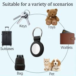 Anti-lose Tracker for Apple Airtag Replacemen via Find My Bluetooth GPS Tracker For Luggage IOS MFi Key Finder