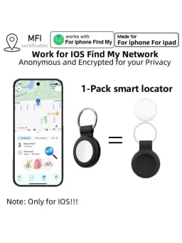 Anti-lose Tracker for Apple Airtag Replacemen via Find My Bluetooth GPS Tracker For Luggage IOS MFi Key Finder