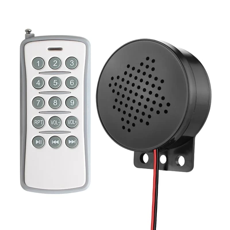 Wireless Remote Voice Announcer Outdoor Weatherproof Alarm Speaker USB Access Control Escalator Elevator Safety Reminder YX60